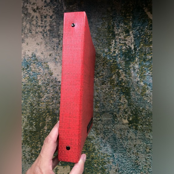 Vintage 70s Norwood bloodorange binder photo album - Picture 9 of 11